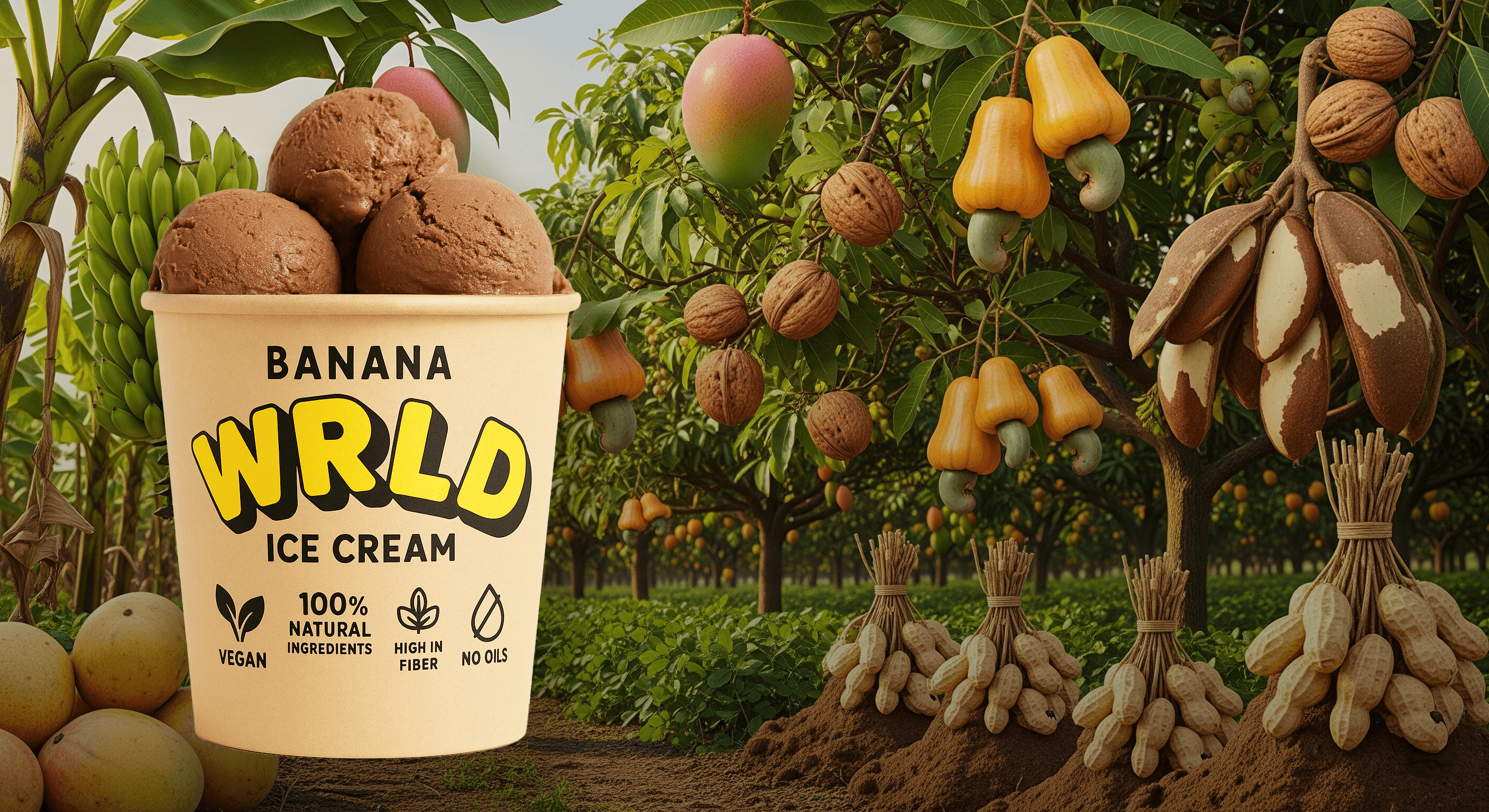 A delicious and healthy ice cream